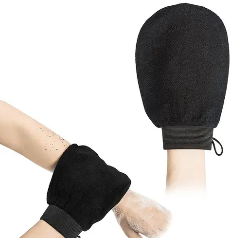 Bath Glove | (1 glove) | For Tan Removal and Exfoliation | Gently removes Dead Skin Cells | Improves Circulation