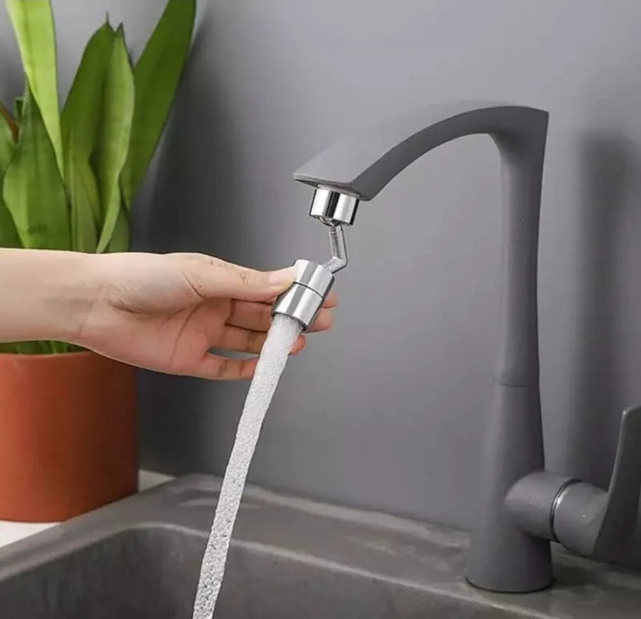 720° Universal, movable,tap filter, tap extender for kitchen sink,Water tap, Flexible Anti Splash Water Saving Movable Sink Faucet  with Double Outlet | Eye Wash Station & Gargle Tap Sprayer for Kitchen and Bathroom